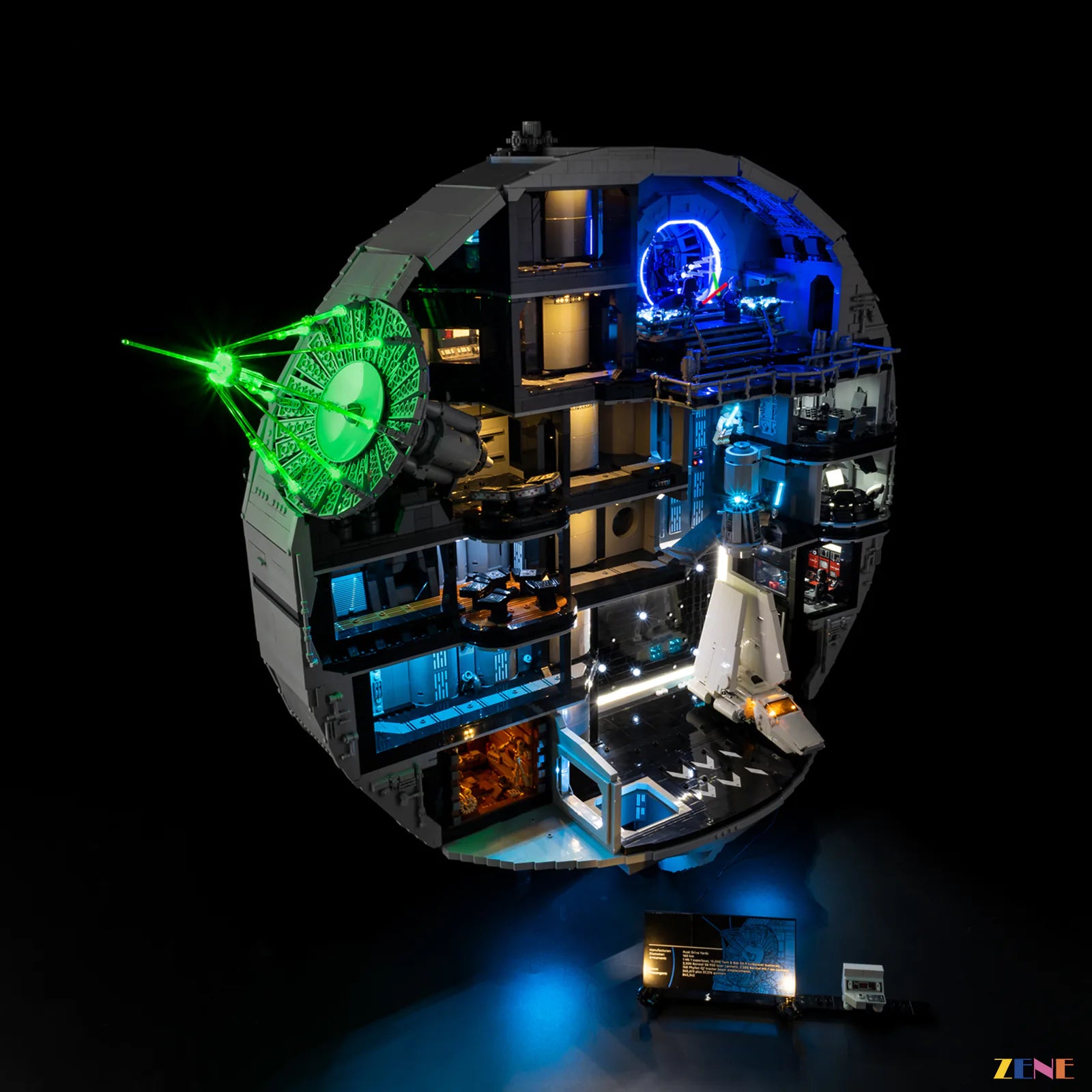 zene bricks LEGO Death Star Light Kit for #75419 (Ver.2)
