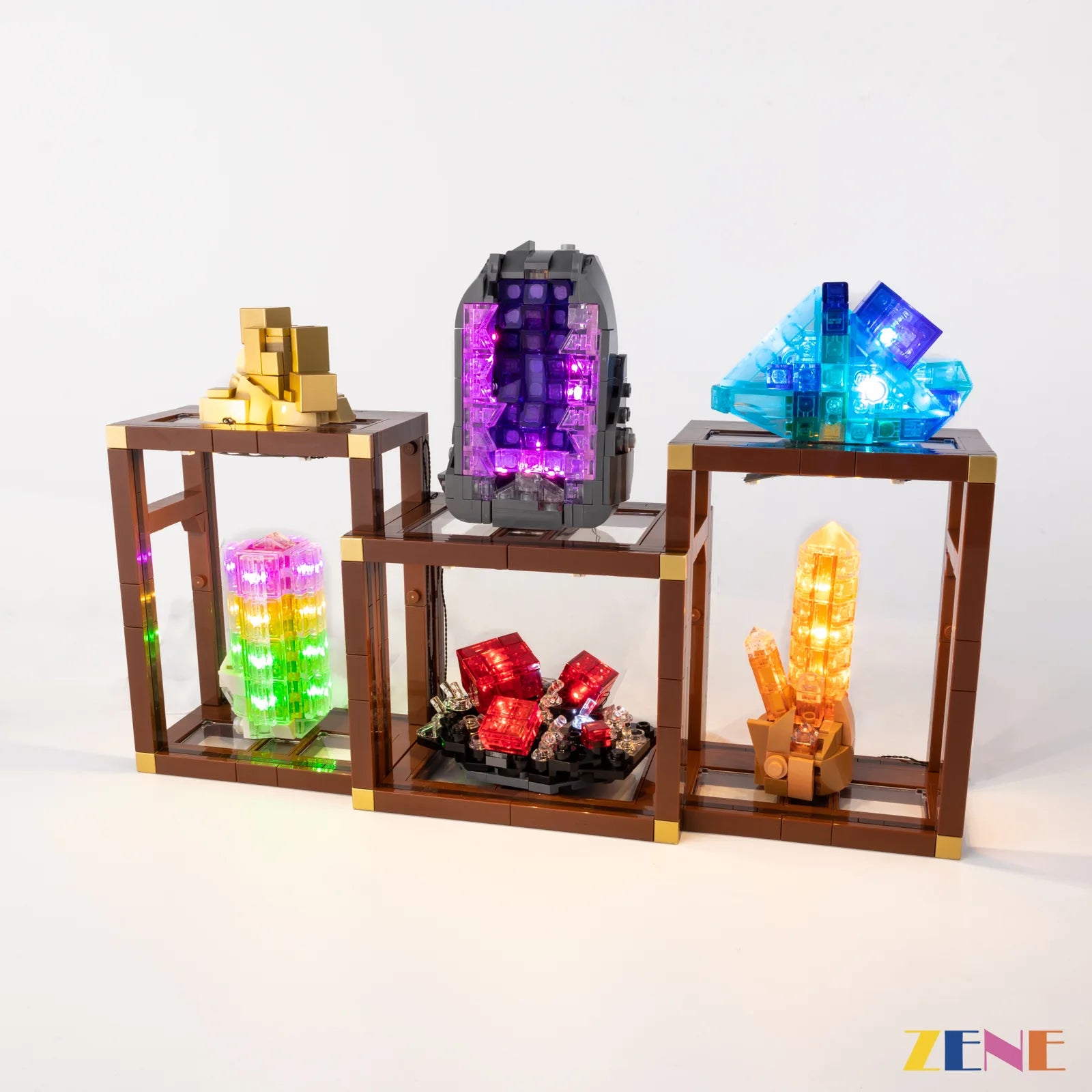 zene bricks LEGO Mineral Collection Light Kit for #21362