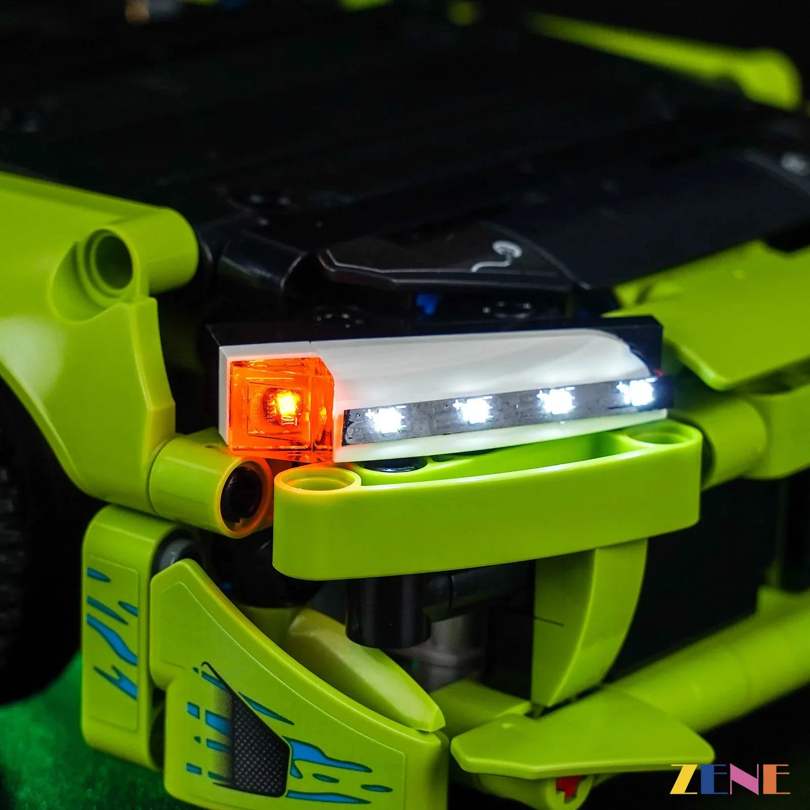 Technic street racing shelf glow - ZENE Bricks Light Kit for LEGO® Mitsubishi Eclipse Car Fast and Furious #42229