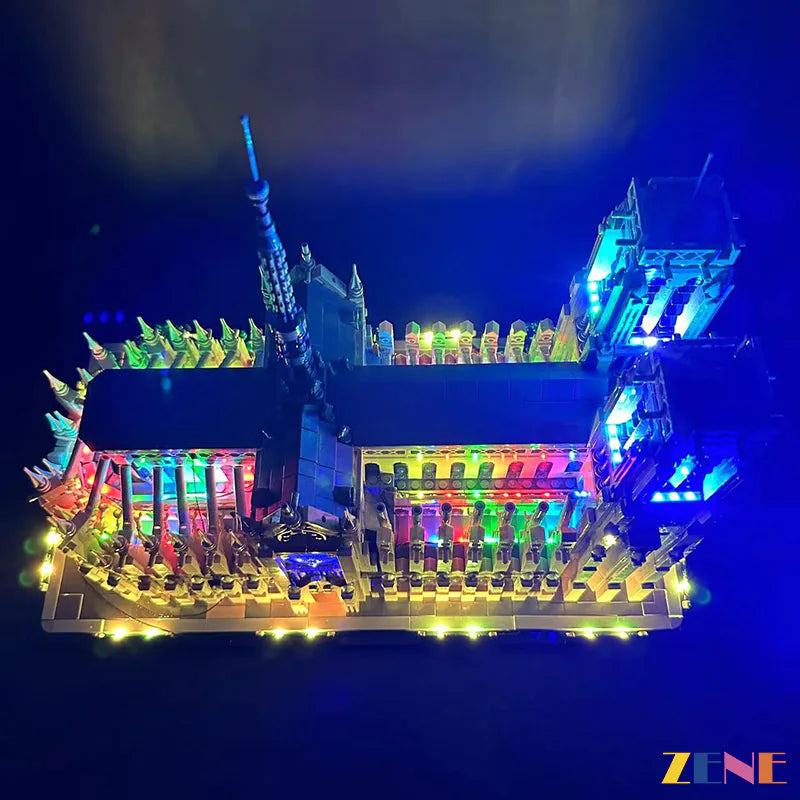 zene bricks Light Kit for Notre Dame de Paris LEGO #21061 Multi Color