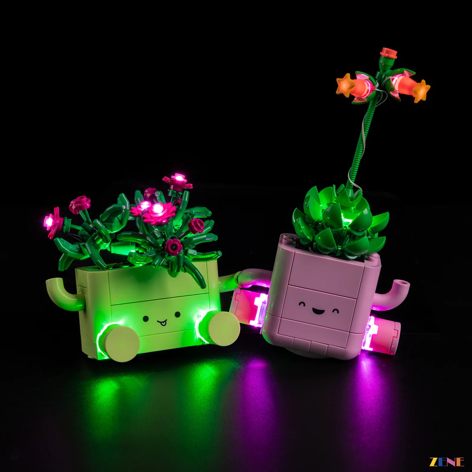 playful plant décor LED kit - ZENE Bricks Light Kit for LEGO® Rocking Plants #11506 Ver.2