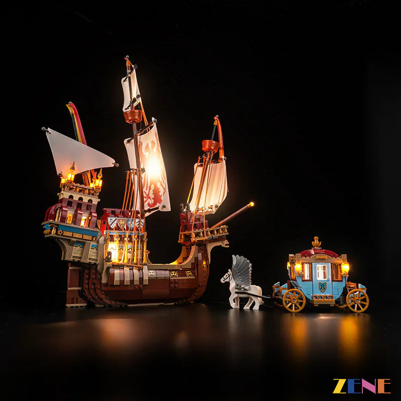 zene bricks Light Kit for LEGO Triwizard Tournament The Arrival #76440