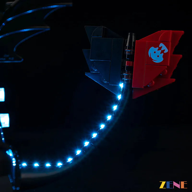 zene bricks Light Kit for LEGO Dragon Toothless #10375 (Ver2)
