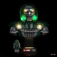 ZENE Bricks Light Kit for LEGO Marvel Doctor Doom Bust #76345