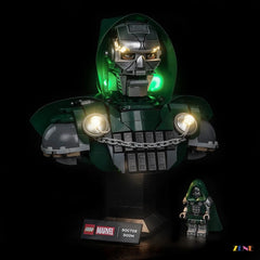 ZENE Bricks Light Kit for LEGO Marvel Doctor Doom Bust #76345