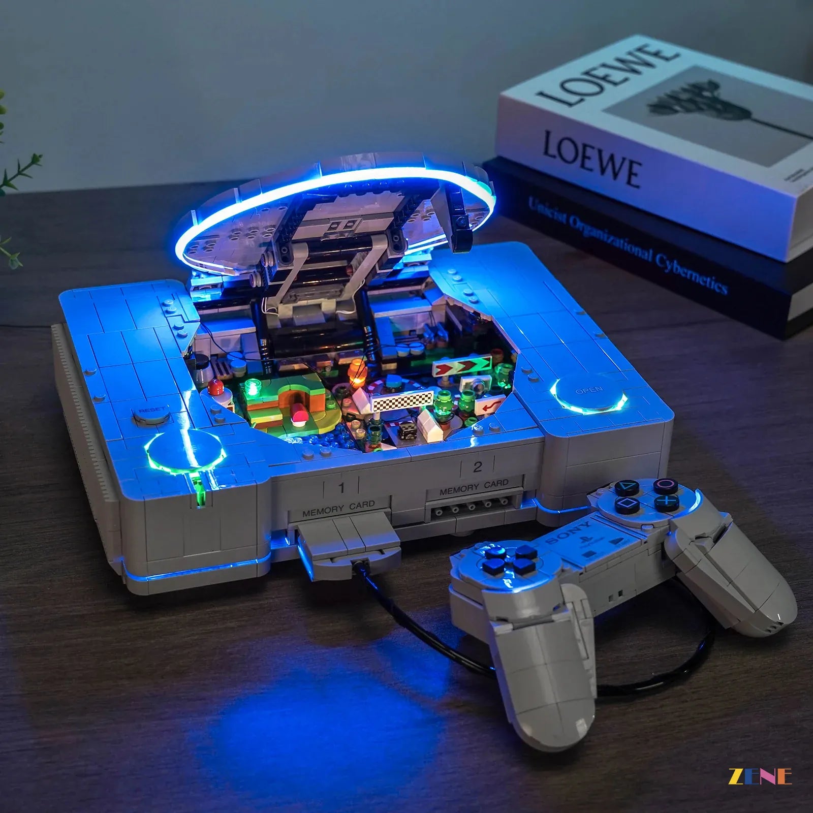 Vibrant Gaming Console Lighting For PlayStation AFOL Displays - ZENE Bricks Light Kit For LEGO® PlayStation™ #72306