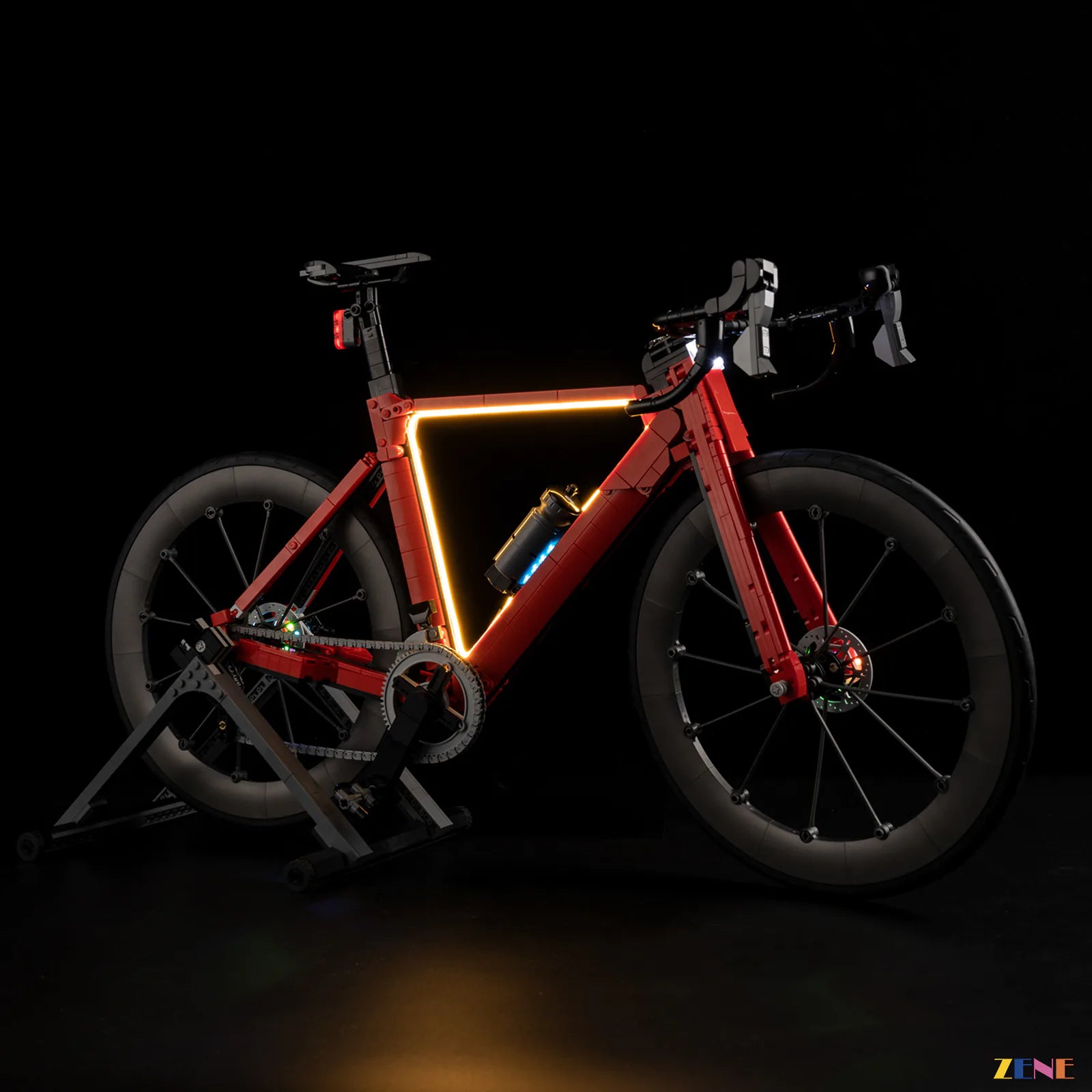 road bike LED light kit frame glow display - ZENE Bricks Light Kit for LEGO® Road Bike #11380