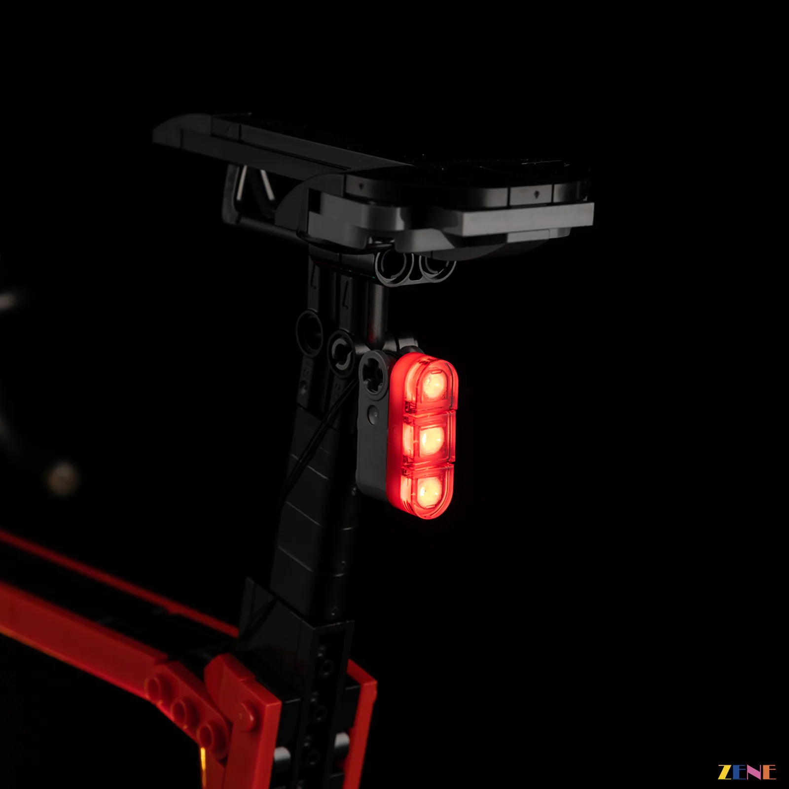 display shelf bike model night lighting - ZENE Bricks Light Kit for LEGO® Road Bike #11380