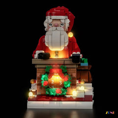 ZENE Bricks Light Kit for LEGO Santa's Holiday Countdown #40874