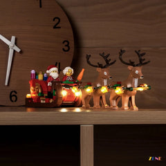 ZENE Bricks Light Kit for LEGO Santa's Holiday Sleigh Adventure #40866