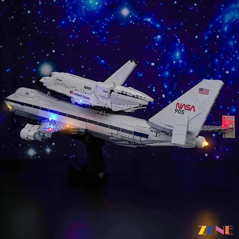 zene bricks Light Kit for LEGO Shuttle Carrier Aircraft #10360