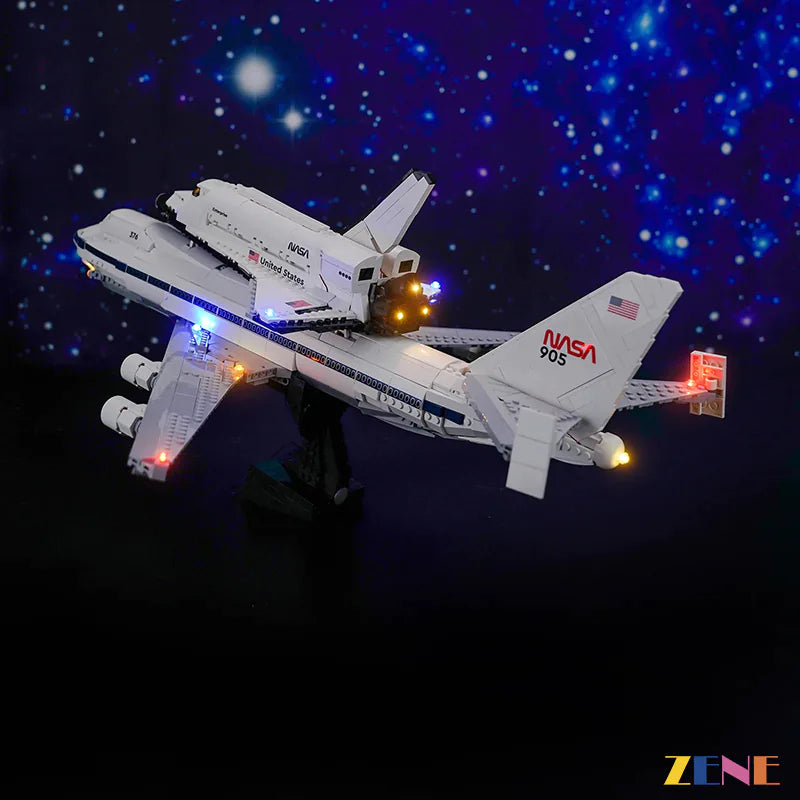 zene bricks Light Kit for LEGO Shuttle Carrier Aircraft #10360