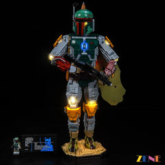 ZENE Bricks Light Kit for LEGO Boba Fett #75455