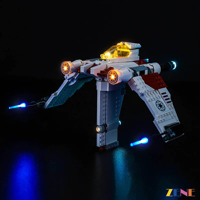 zene bricks LEGO V19 Torrent Starfighter Light Kit for #75432