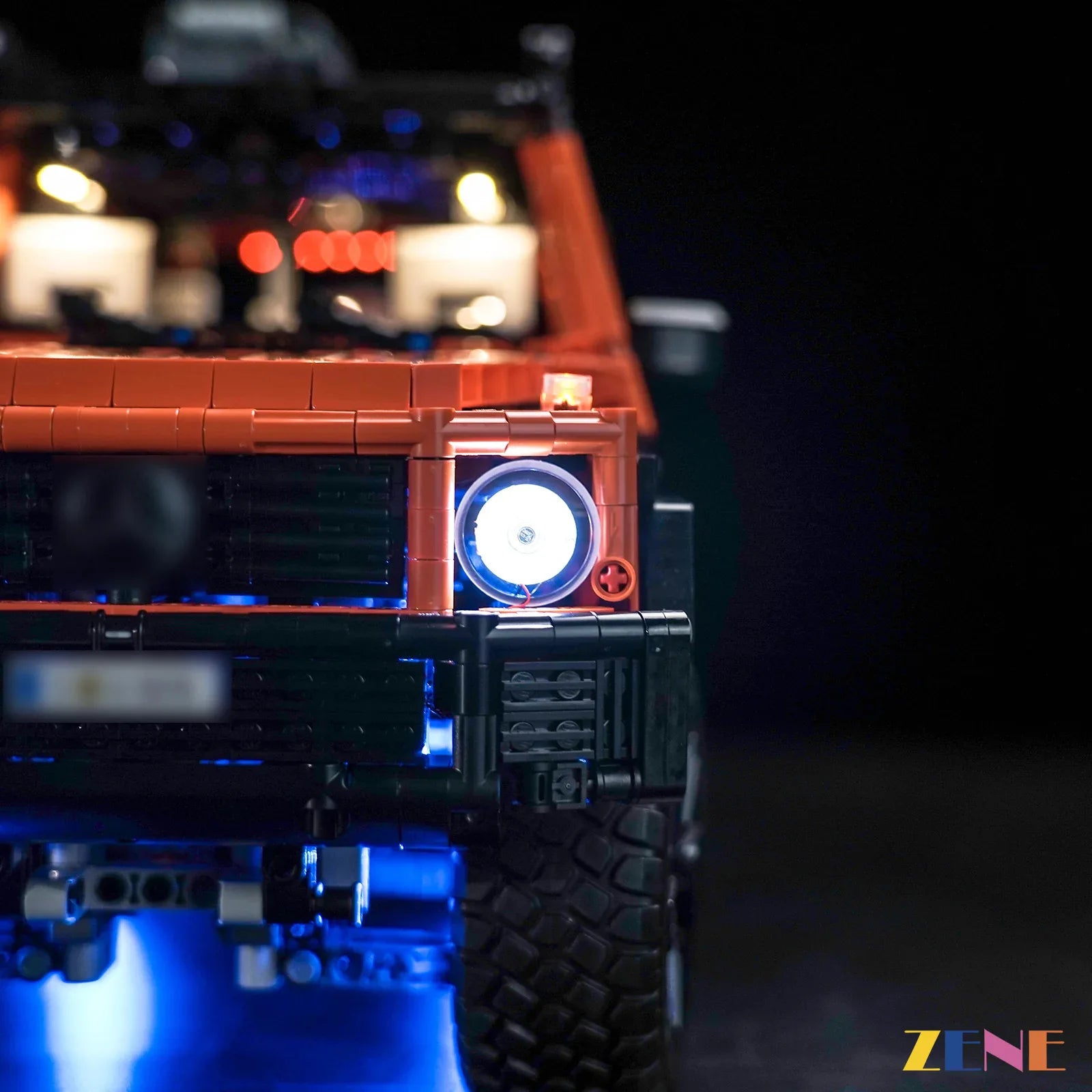 zene bricks Light Kit for LEGO Technic Mercedes-Benz G 500 PROFESSIONAL Line 42177 (Ver.3)