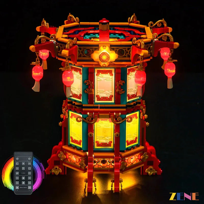 zene bricks Light Kit for LEGO Trotting Lantern #80116