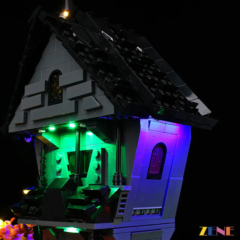 zene bricks Light Kit for LEGO Tim Burton's The Nightmare Before Christmas #21351 Ver2