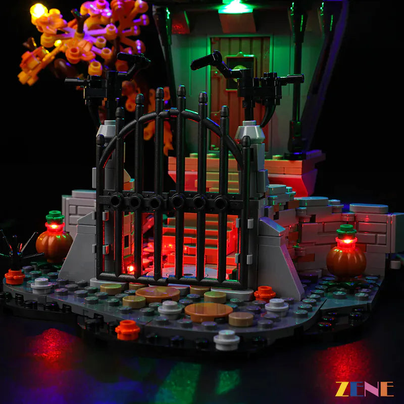 zene bricks Light Kit for LEGO Tim Burton's The Nightmare Before Christmas #21351 Ver2
