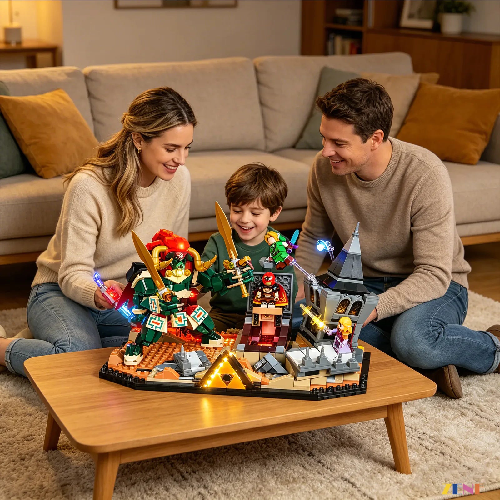 zene bricks Light Kit for Ocarina of Time – The Final Battle #77093