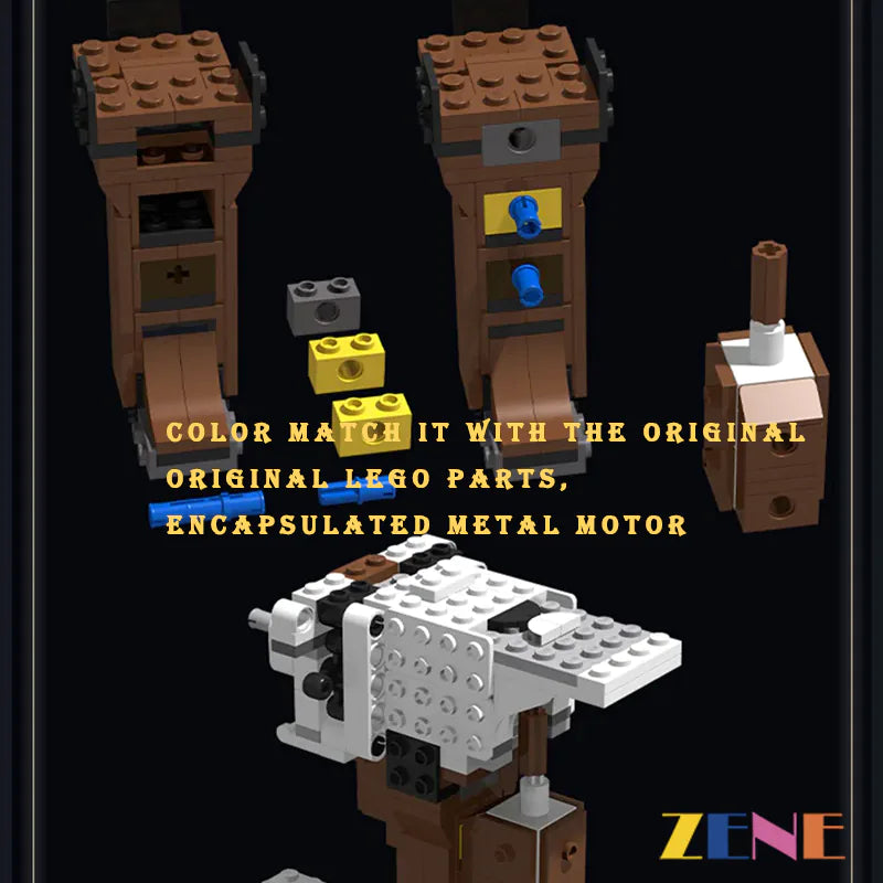 zene bricks Motorized Kit for LEGO Hedwig #75979 & Fawkes Dumbledore’s Phoenix #76394 Power Functions