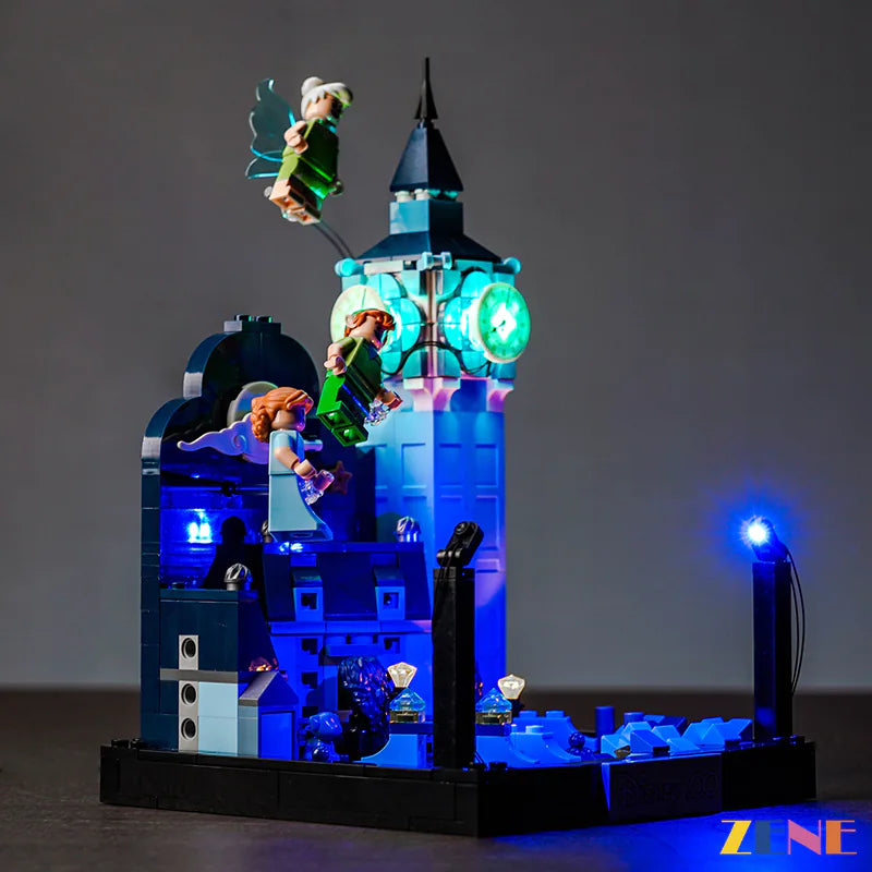 zene bricks Light Kit for LEGO Peter Pan & Wendy's Flight over London #43232