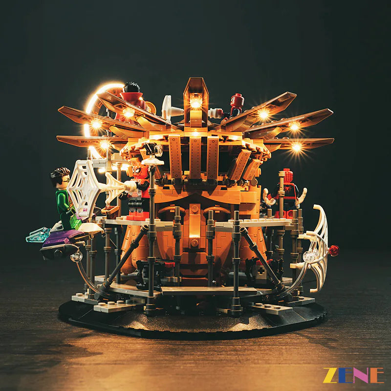 zene bricks Light Kit for LEGO Spider-Man Final Battle #76261