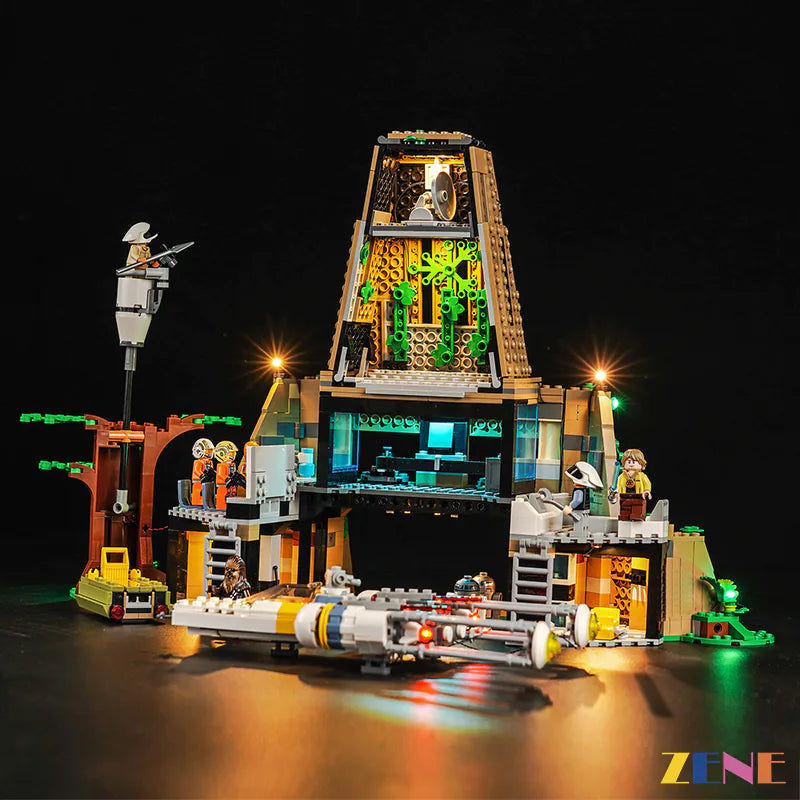 zene bricks Light Kit for LEGO Yavin 4 Rebel Base #75365