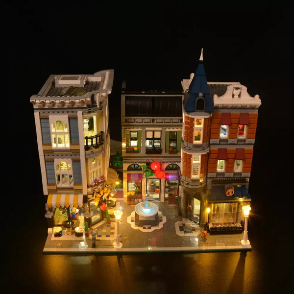 ZENE Bricks Lego Assembly Square Lights