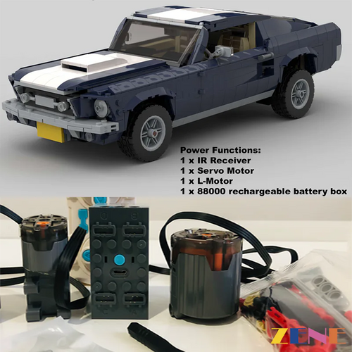ZENE Lego Ford Mustang Light Kit 10265