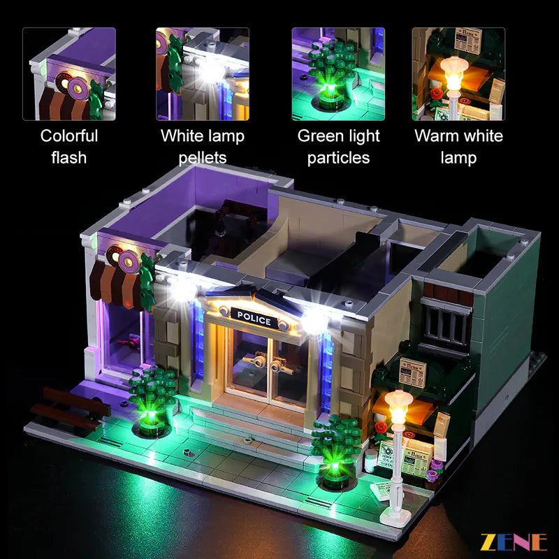 zene bricks LEGO Police Station #10278 (Ver. 2) Light Kit