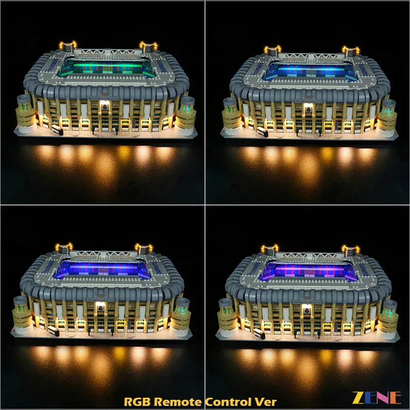 zene bricks LEGO Real Madrid – Santiago Bernabéu Stadium #10299 (Ver. 2) Light Kit