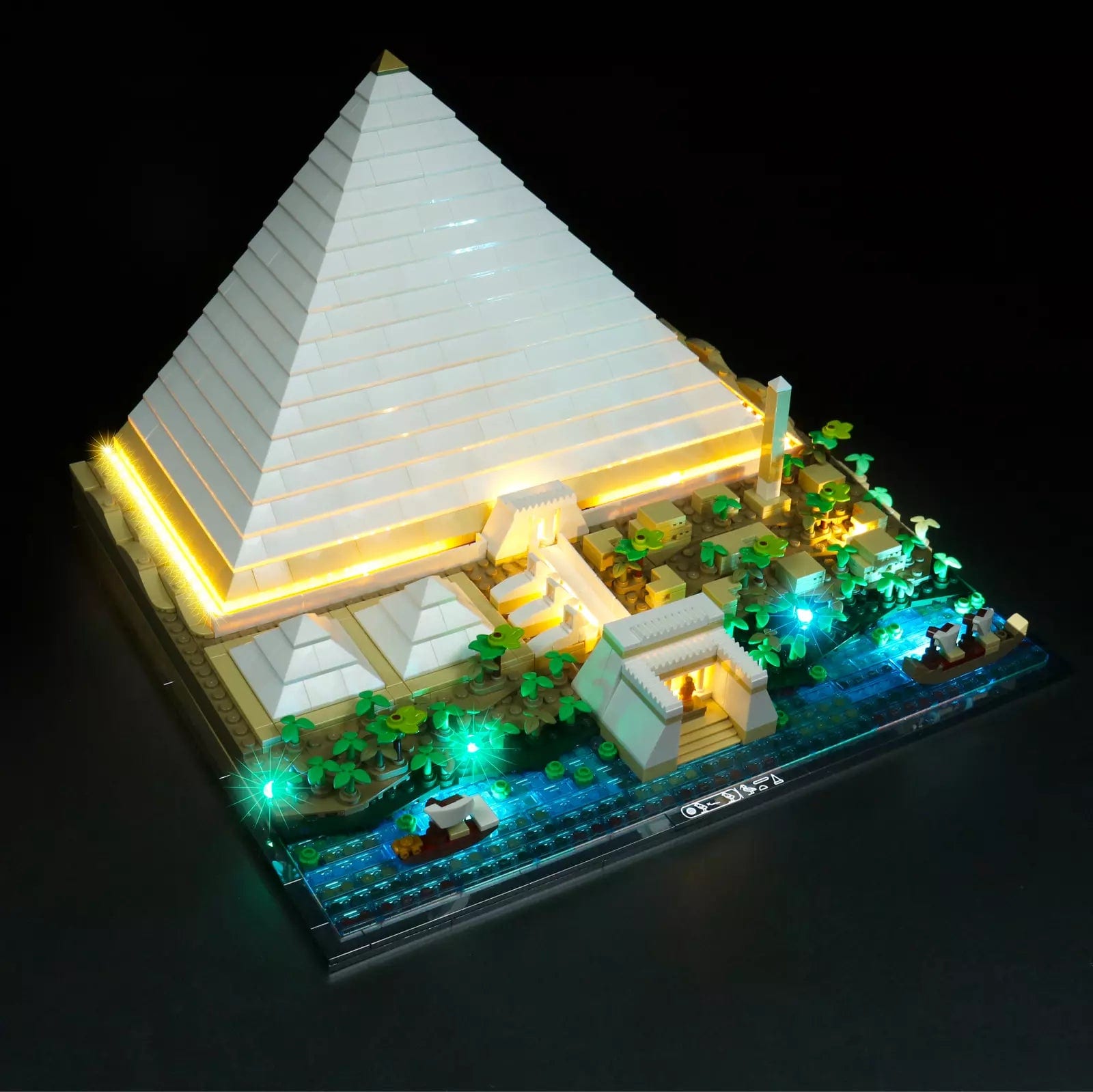 zene bricks LEGO Great Pyramid of Giza #21058 Light Kit