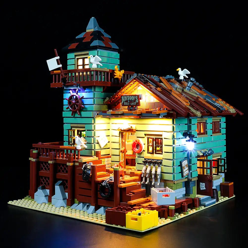 zene bricks LEGO Old Fishing Store  #21310 Light Kit