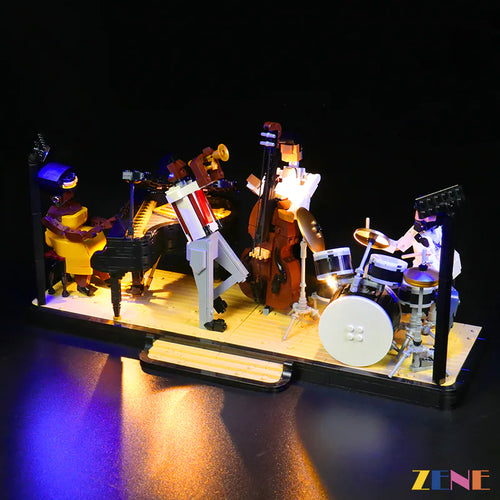 ZENE Jazz Quartet Lego 21334 Light Kit Set