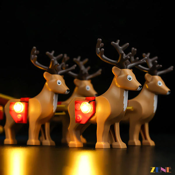 LEGO Santa's Sleigh Reindeer #40499 Light Kit
