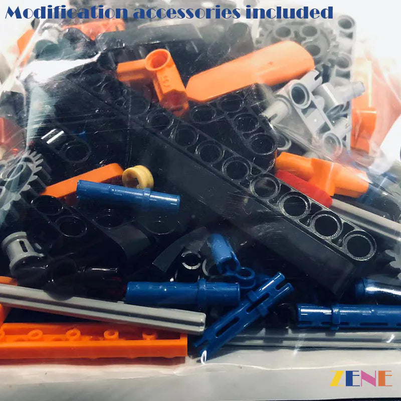 zene bricks Power Functions Kit for LEGO Chevrolet Corvette ZR1 #42093 Motor