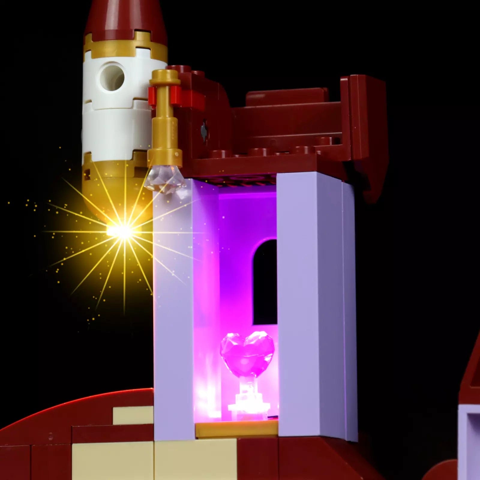 zene bricks LEGO Belle and the Beast's Castle #43196 Light Kit