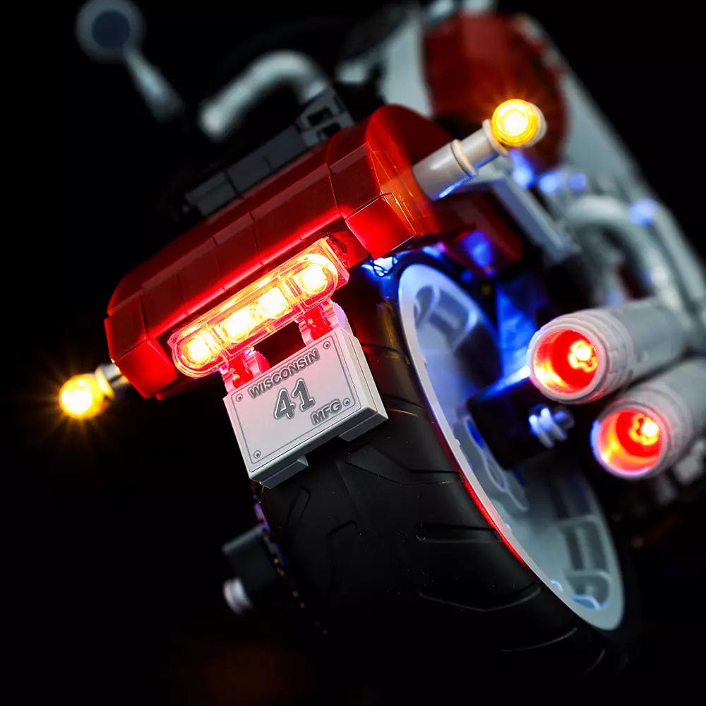zene bricks Light Kit for Harley-Davidson® Fat Boy® #10269 (Wheel Blue)