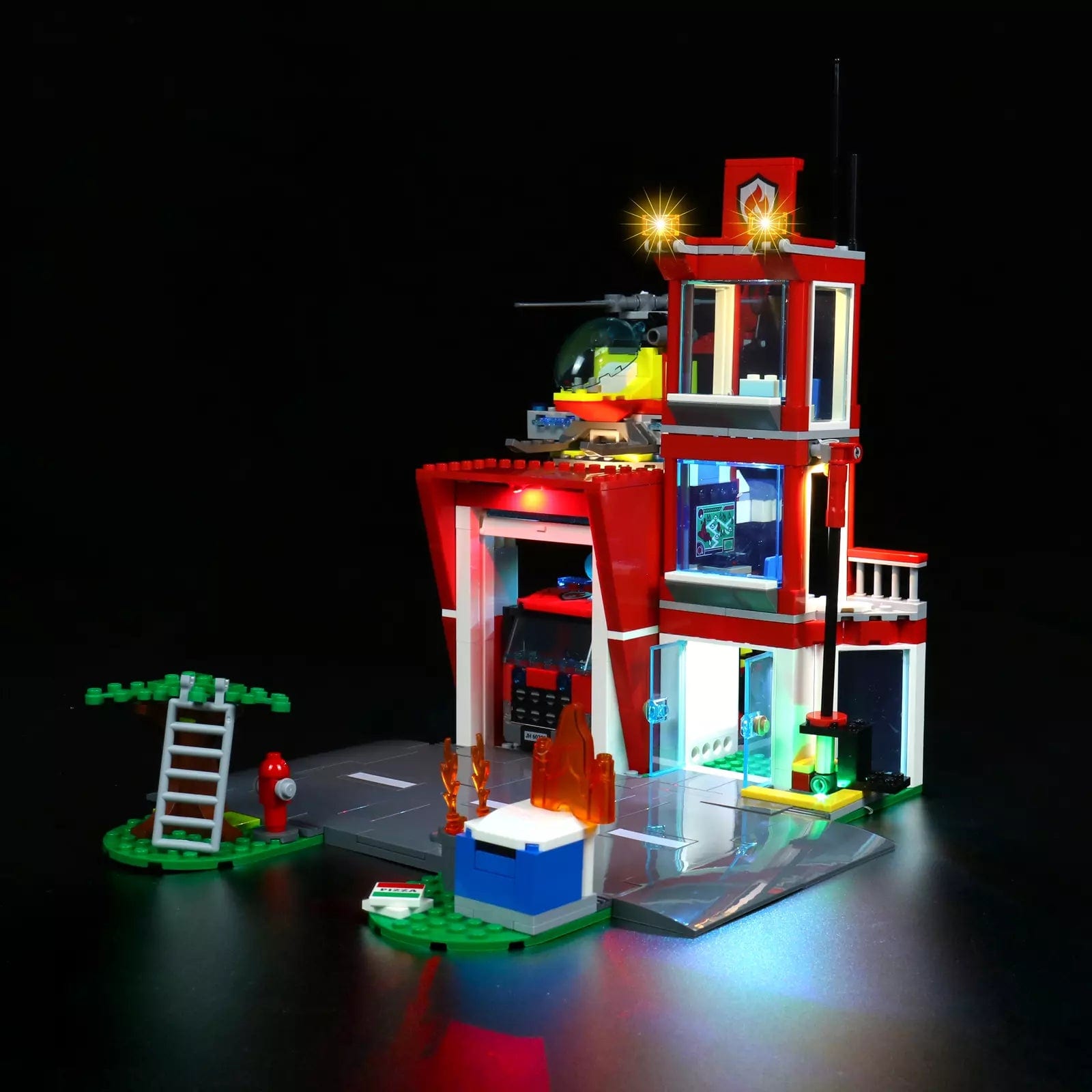 zene bricks LEGO Fire Station #60320 Light Kit