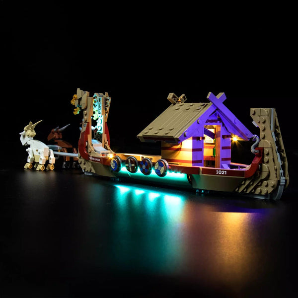 zene lego goat boat 76208 w Light Kit