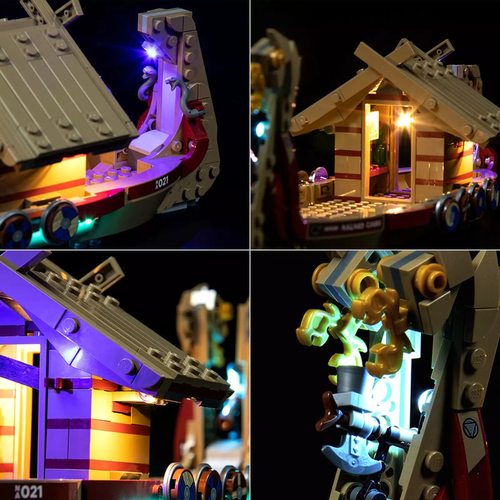 zene bricks LEGO The Goat Boat #76208 Light Kit