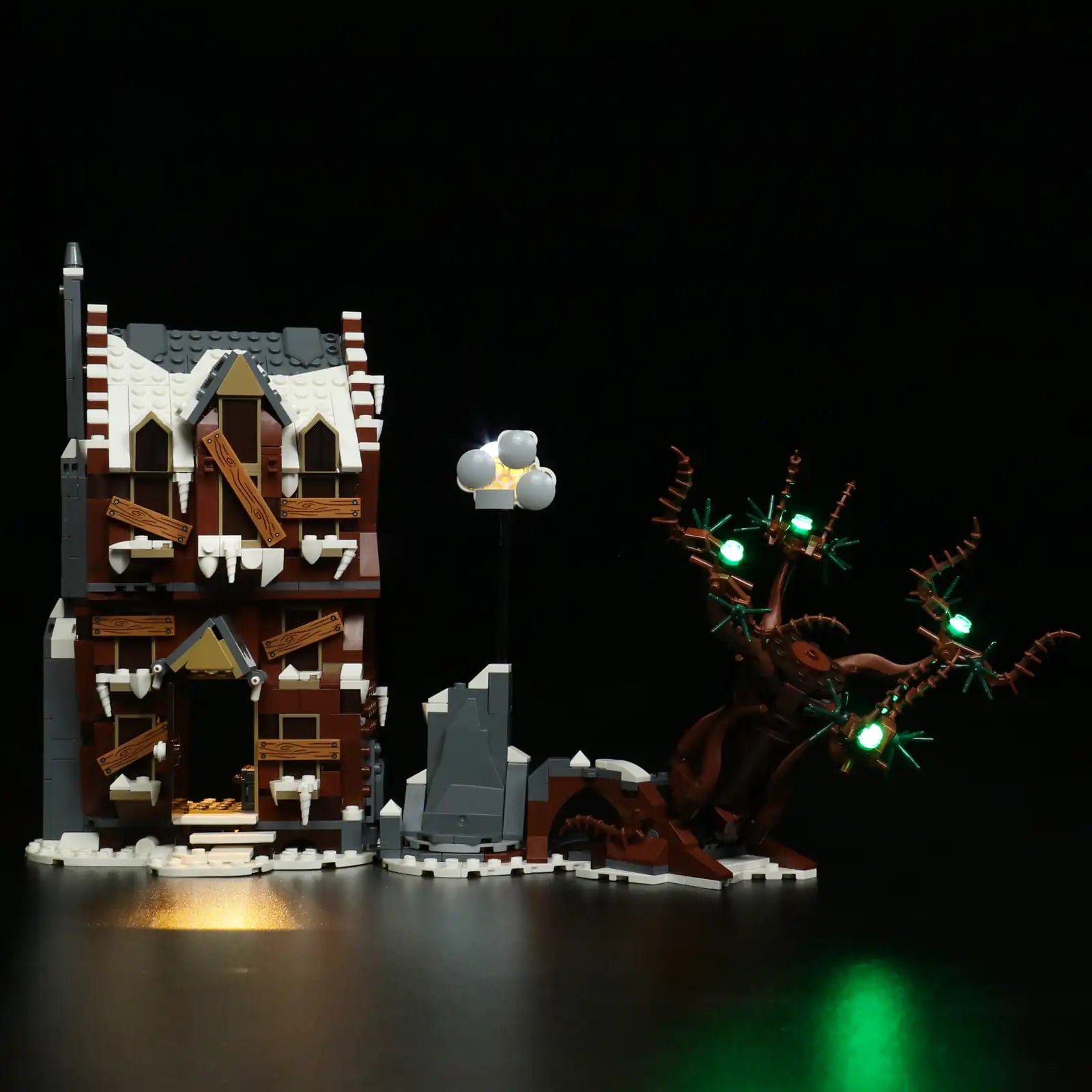 zene bricks LEGO The Shrieking Shack & Whomping Willow™ #76407 Light Kit