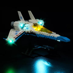 ZENE Bricks Lego Blue Spaceship