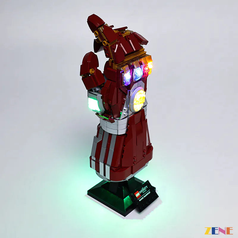 zene bricks LEGO Nano Gauntlet #76223 Light Kit