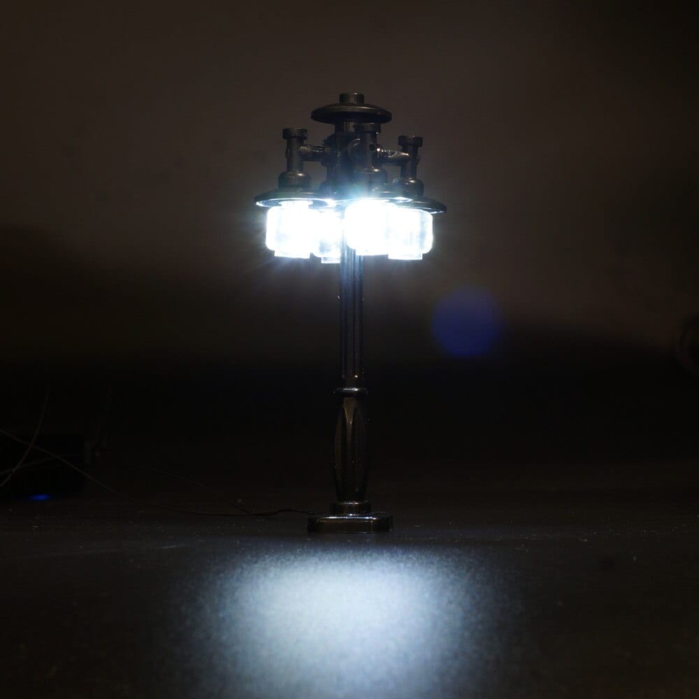 zene bricks MOC Accessory LED Lamp Post Street Light / Spotlight / Traffic Light For City Series Bricks Block Model
