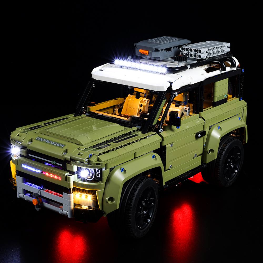 zene bricks LEGO Defender Car #42110 Light Kit