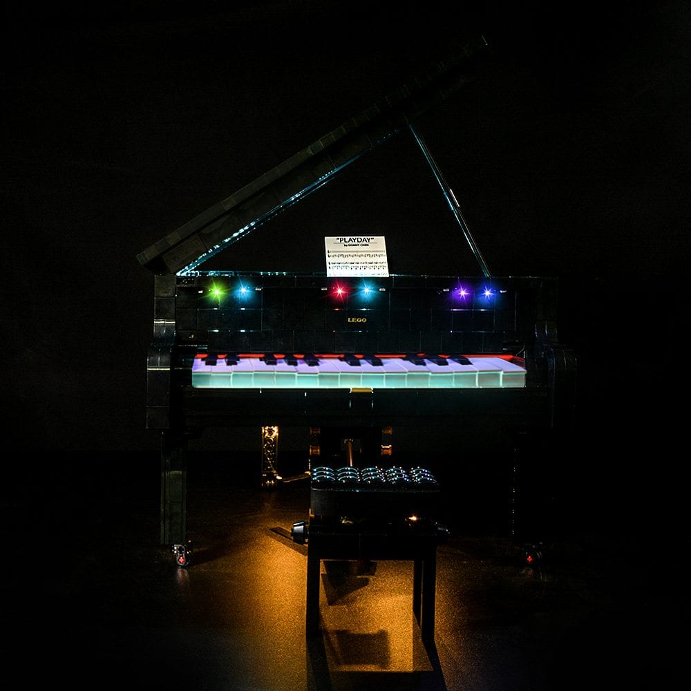 zene bricks LEGO Grand Piano #21323 Light Kit