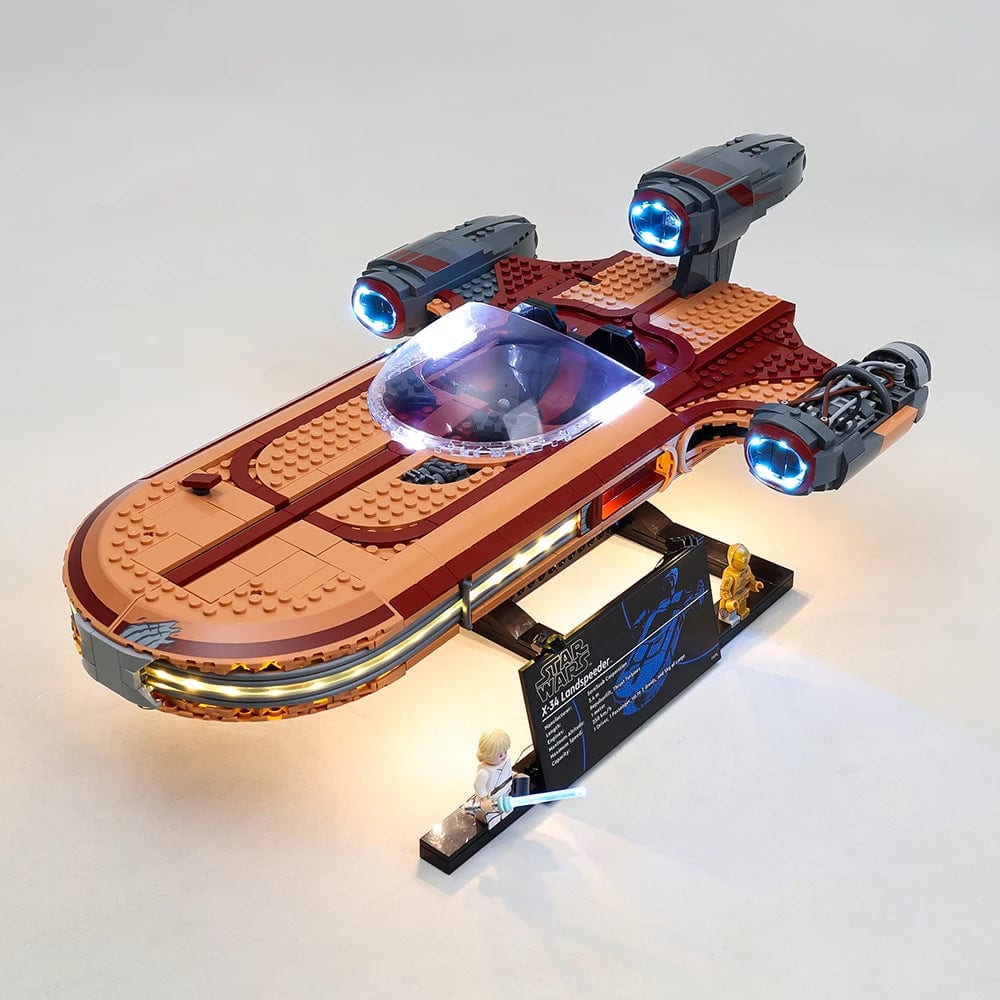 LEGO Luke Skywalker’s Landspeeder™ #75341 (Ver. 2) Light Kit – ZENE