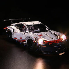 Lego Technic Porsche 42096 w Light Kit