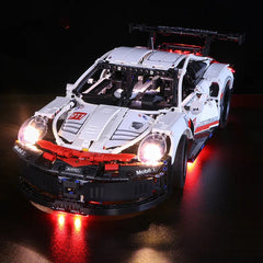 Lego Technic Porsche 42096 w Light Kit